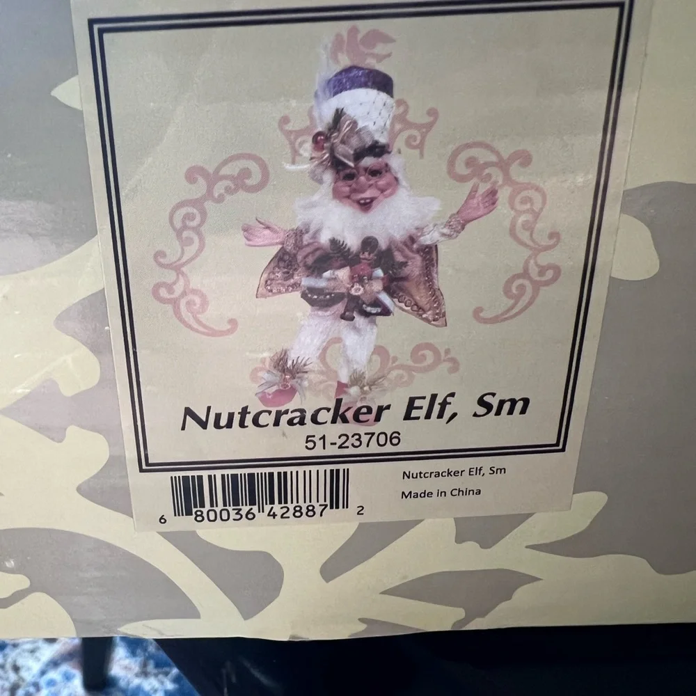 Mark Roberts Nutcracker Elf 12 in. NWT Christmas - Picture 5 of 11